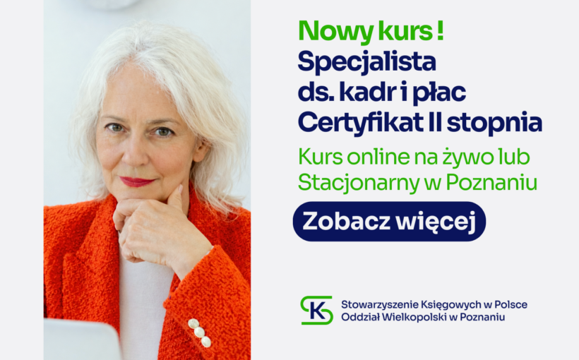 Zdobądź nowe kwalifikacje i szanse na wyższe zarobki - Nowy kurs - Specjalista ds. kadr i płac – certyfikat II stopnia